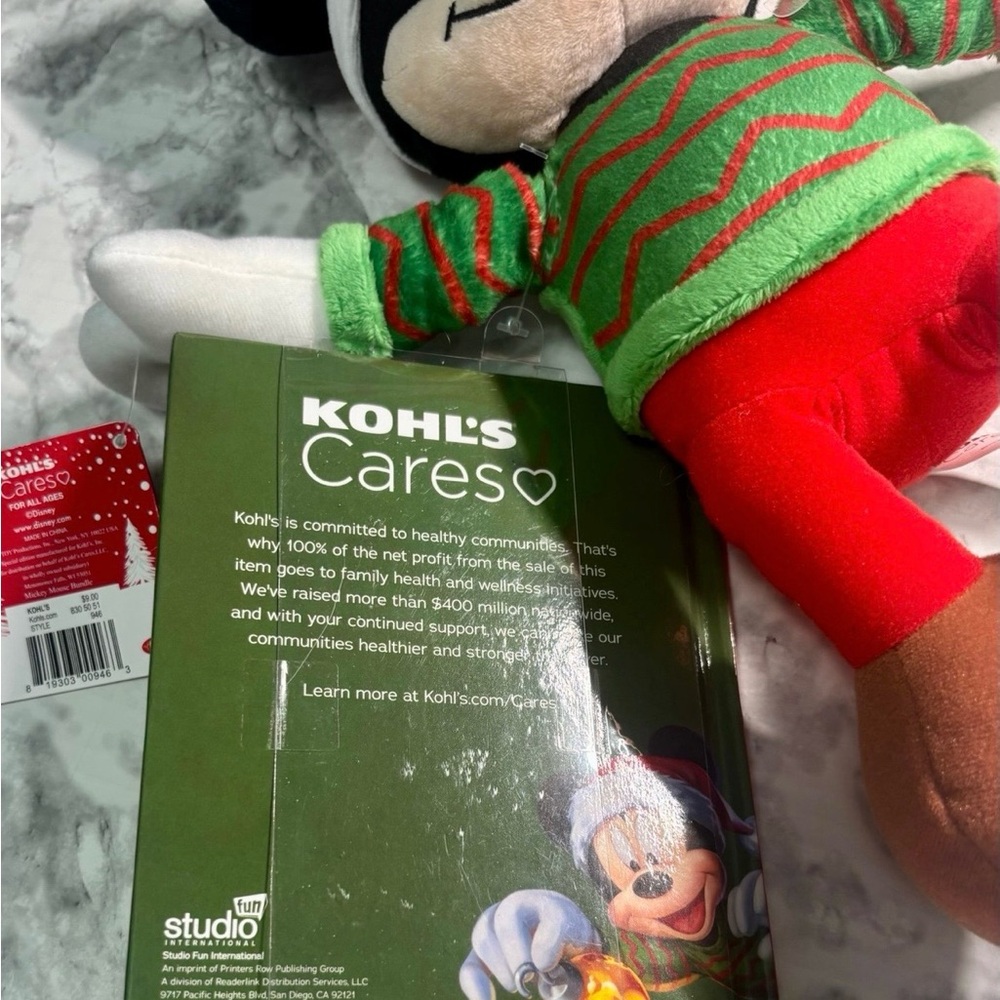 Disney Mickey’s Christmas Kohl’s Cares Plush - Picture 6 of 9